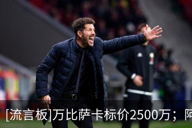 [流言板]万比萨卡标价2500万；阿雷奥拉被放弃；尤文马赛有意托迪博